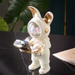 Space Rabbit Butler Statue