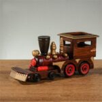 Retro Wooden Steam Train