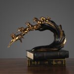 Wave of Horses Sculpture