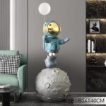 Galactic Light Life Size Astronaut Statue