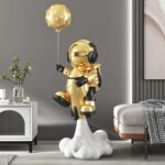 Life-Size Rocket Astronaut Balloon Statue