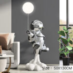 Life-Size Rocket Astronaut Balloon Statue