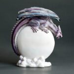 Celestial Moon Dragon Figurine