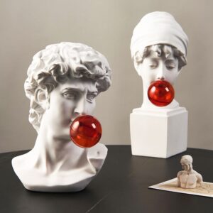 Vintage Greek Figures Statue Bubblegum