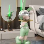 Life-Size Lightsaber Rabbit Statue
