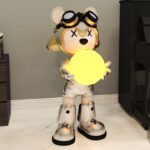 Ranger Bear Giant Night Light Statue