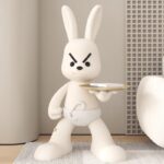 Angry Bunny Tray Statue