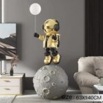 Galactic Light Life Size Astronaut Statue