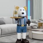 Violent Lightsaber Bear Statue
