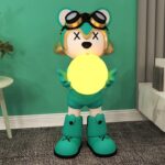 Ranger Bear Giant Night Light Statue