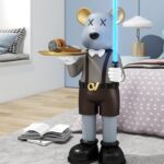 Violent Lightsaber Bear Statue