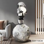 Galactic Light Life Size Astronaut Statue