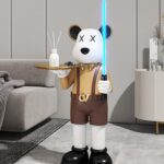 Violent Lightsaber Bear Statue