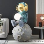 Galactic Light Life Size Astronaut Statue