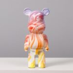 Marble Pattern Bear Sculpture