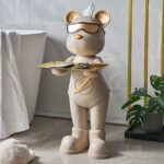 Life Size Hype Bear Storage Statue