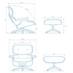 Eames Lounge Chair and Ottoman (Premium Tall Version)