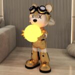 Ranger Bear Giant Night Light Statue