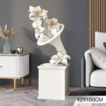 Life Size Flower Phonograph Sculpture