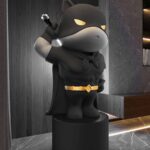 Ninja Cat Lightsaber Statue