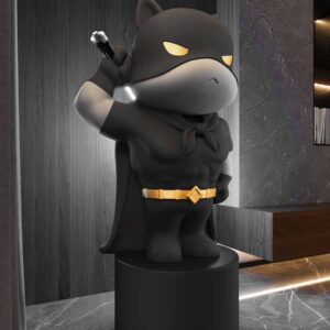 Ninja Cat Lightsaber Statue