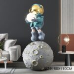 Galactic Light Life Size Astronaut Statue