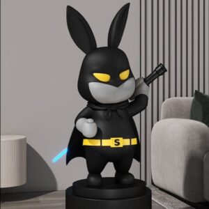 Life-Size Dark Rabbitman Lightsaber Statue