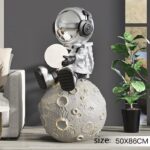 Galactic Light Life Size Astronaut Statue