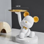 Nordic Bear Tray Figurine