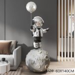 Galactic Light Life Size Astronaut Statue