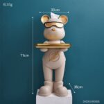 Life Size Hype Bear Storage Statue