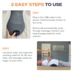 Daedalus 3-in-1 Electric Lumbar Pillow Massager to treat sciatica and backpain