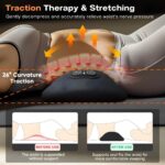 Daedalus 3-in-1 Electric Lumbar Pillow Massager to treat sciatica and backpain