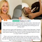 Daedalus 3-in-1 Electric Lumbar Pillow Massager to treat sciatica and backpain