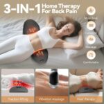 Daedalus 3-in-1 Electric Lumbar Pillow Massager to treat sciatica and backpain