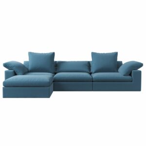 Cloud Sofa with Ottoman by Timothy Oulton