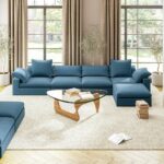 Cloud Sofa with Ottoman by Timothy Oulton