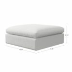 Cloud Sofa with Ottoman by Timothy Oulton