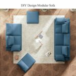 Cloud Sofa with Ottoman by Timothy Oulton