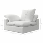 Cloud Sofa with Ottoman by Timothy Oulton