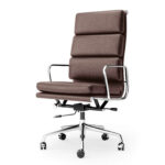 Eames Soft Pad Office Chair - Brown - High Back by Daedalus Designs