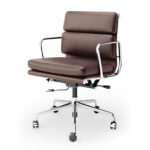 Eames Soft Pad Office Chair - Brown - Low Back by Daedalus Designs