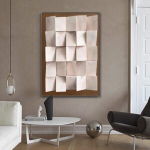 3D Effect Wood Blocks Canvas Art - Image 2