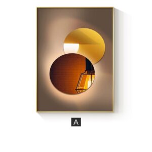 Abstract 3D Geometric Canvas Art - Image 8
