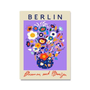 Abstract Flower Market Canvas Art - Image 12