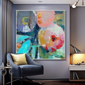 Abstract Fruit Oil Painting Canvas Art - Image 2