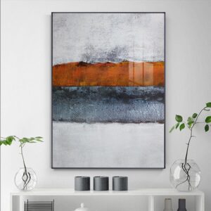 Abstract Grey Wall Canvas Art - Image 3