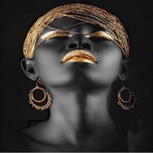 African Gold Canvas Art - Image 4