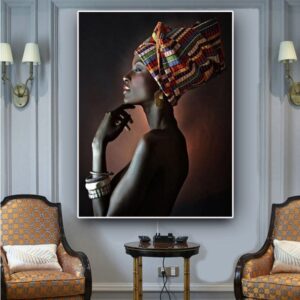 African Queen Canvas Art - Image 2