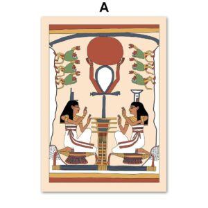 Ancient Egyptian Gallery Wall Canvas Art - Image 5